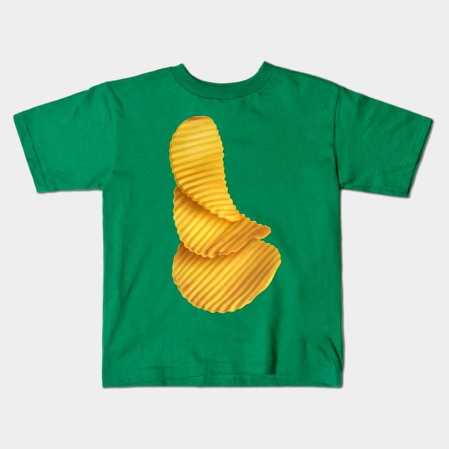 POTATO CHIPS Kids T-Shirt by impacteesstreetwear